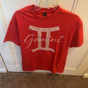 Red Gemini Graphic T-Shirt